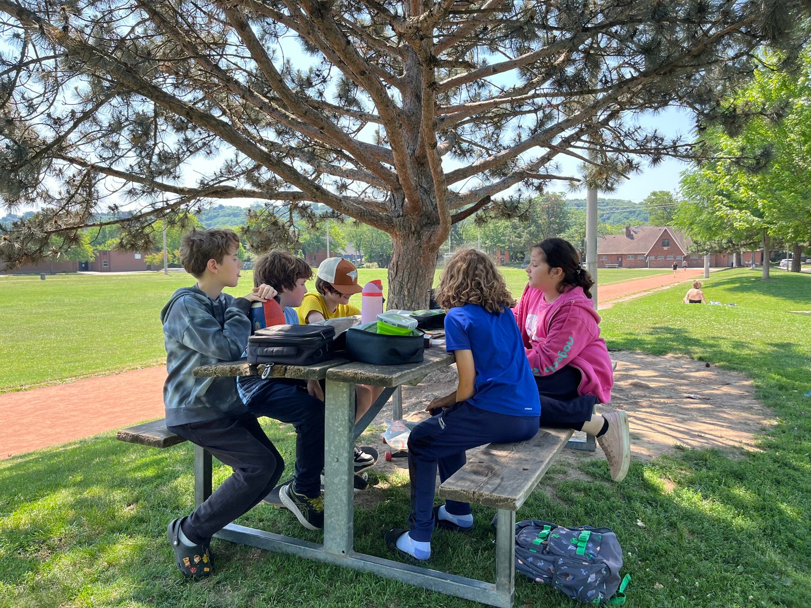 Kids enjoying music together at Footprints Music Summer Rock Camp
